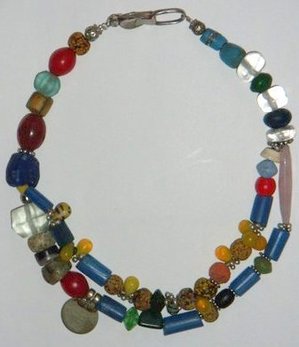 Collier pâte de verre - Anne-Cécile Mesplet