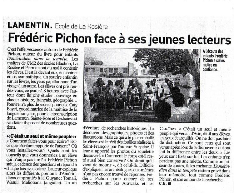 Presse : Frédéric Pichon