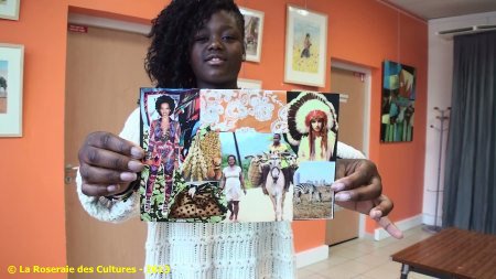 Atelier Véronique Massenot "Initiation à l'Art Postal" avec des élèves du Collège Ronsard