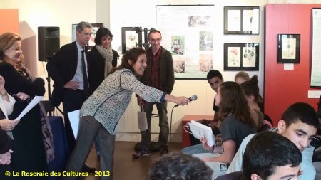 Cocktail pour les élèves et remise des prix de la Dictée par Mémona HINTERMANN et Suzanne VARGA