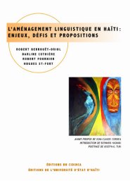 L'aménagement linguistique en Haïti : enjeux, défis et propositions